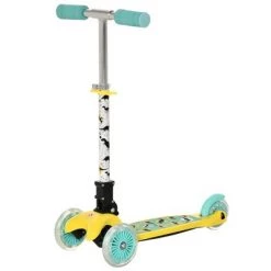 Aosom Kick Scooter for Kids, Foldable Children's Scooter with 3 Wheels, Adjustable Height, and Flashing LED for Boys and Girls -Riding Toys, Scooters & Hoverboards shop unnamed file 2083