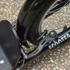 Aosom Youth Scooter, Kick Scooter with Adjustable Handlebars, Double Brakes, 16" Inflatable Rubber Tires, Basket, Cupholder, Mudguard Ages 5-12 years old -Riding Toys, Scooters & Hoverboards shop unnamed file 2128