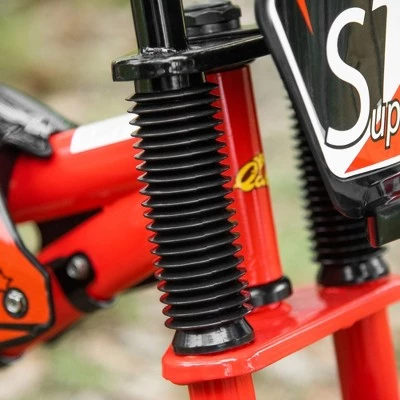 Qaba 12" Kids Balance Bike, No Pedal Training Bicycle, Motorbike Look, Steel Frame, with Inflatable Rubber Tires, Handlebar, PU Seat, for 3-6 Years Old, Red 5 Qaba 12" Kids Balance Bike, No Pedal Training Bicycle, Motorbike Look, Steel Frame, with Inflatable Rubber Tires, Handlebar, PU Seat, for 3-6 Years Old, Red - Image 5