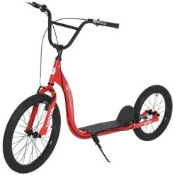 Aosom Youth Scooter Adjustable Height, Front Rear Dual Brakes, Inflatable Wheels 20-Inch 16-Inch, for 10+ Years -Riding Toys, Scooters & Hoverboards shop unnamed file 2136