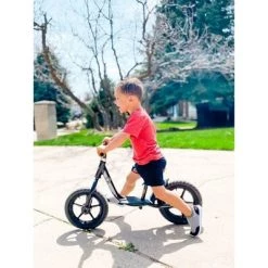 Joystar Roller No Pedal 12 Inch Kids Toddler Training Balance Bike Bicycle, with Step Through Frame and Footrests, for Ages 4 to 6, Black -Riding Toys, Scooters & Hoverboards shop unnamed file 216