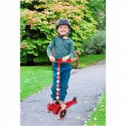 Ignight Red 3 Wheel Kids Scooter W/ Light Up Wheels & Tbar