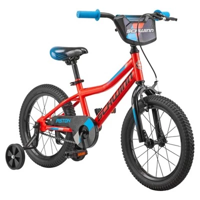 Schwinn Piston 16" Kids' Bike Black/blue/red 2 Schwinn Piston 16" Kids' Bike Black/blue/red - Image 2