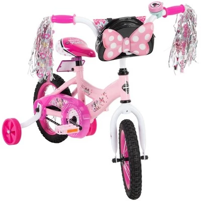 Huffy Disney Minnie Mouse 12" Kids' Bike - Pink 2 Huffy Disney Minnie Mouse 12" Kids' Bike - Pink - Image 2