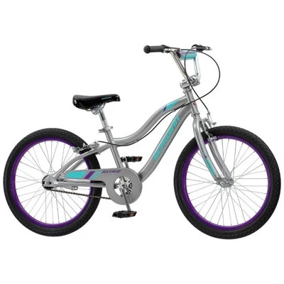 Schwinn Astrid 20" Kids' Bike - Gray 6 Schwinn Astrid 20" Kids' Bike - Gray - Image 6
