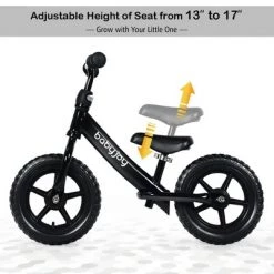 Costway 12'' Balance Bike Kids No-Pedal Learn To Ride Pre Bike w/ Adjustable Seat -Riding Toys, Scooters & Hoverboards shop unnamed file 244