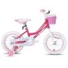 Joystar Angel Kids Toddler Training Balance Bike Bicycle with Training Wheels, Rubber Air Free Tires, and Coaster Brake, Ages 2 to 4