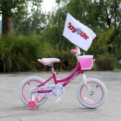 Joystar Angel Kids Toddler Training Balance Bike Bicycle with Training Wheels, Rubber Air Free Tires, and Coaster Brake, Ages 2 to 4 -Riding Toys, Scooters & Hoverboards shop unnamed file 2459