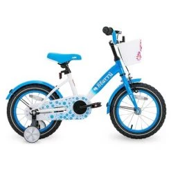 Joystar Starry Steel Framed Kids Beginner Bike with Removable Training Wheels and Handlebar Basket