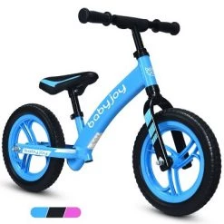 Costway Babyjoy 12'' Balance Bike Kids No-Pedal Learn To Ride Pre Bike w/ Adjustable Seat PinkBlackBlue -Riding Toys, Scooters & Hoverboards shop unnamed file 264