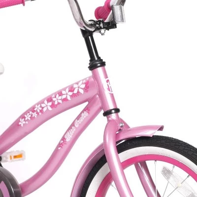 Joystar Miss Cruiser Kids Toddler Training Cruiser Bicycle with 12 Inch Training Wheels, Rubber Tires, and Coaster Brake for Ages 2 to 4 2 Joystar Miss Cruiser Kids Toddler Training Cruiser Bicycle with 12 Inch Training Wheels, Rubber Tires, and Coaster Brake for Ages 2 to 4 - Image 2