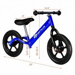 Costway 12'' Balance Bike Classic Kids No-Pedal Learn To Ride Pre Bike w/ Adjustable Seat -Riding Toys, Scooters & Hoverboards shop unnamed file 273