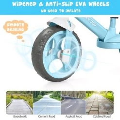 Costway Honey Joy Kids Balance Bike Toddler Training Bicycle w/ Feetrests for 2-5 Years Old RedBluePink -Riding Toys, Scooters & Hoverboards shop unnamed file 286