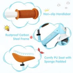 Costway Honey Joy Kids Balance Bike Toddler Training Bicycle w/ Feetrests for 2-5 Years Old RedBluePink -Riding Toys, Scooters & Hoverboards shop unnamed file 288