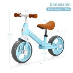 Costway Honey Joy Kids Balance Bike Toddler Training Bicycle w/ Feetrests for 2-5 Years Old RedBluePink -Riding Toys, Scooters & Hoverboards shop unnamed file 289