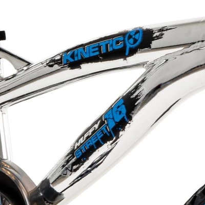 Huffy Kinetic 16" Kids' Bike - Silver 2 Huffy Kinetic 16" Kids' Bike - Silver - Image 2