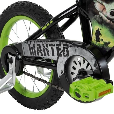 Huffy Star Wars Grogu 12" Kids' Bike - Black 2 Huffy Star Wars Grogu 12" Kids' Bike - Black - Image 2