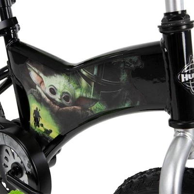 Huffy Star Wars Grogu 12" Kids' Bike - Black 7 Huffy Star Wars Grogu 12" Kids' Bike - Black - Image 7