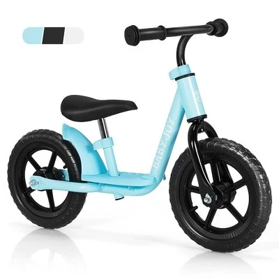 Costway Babyjoy 11'' Kids Balance Bike w/ Footrest No Pedal Toddler Training Bike WhiteBlueBlack 10 Costway Babyjoy 11'' Kids Balance Bike w/ Footrest No Pedal Toddler Training Bike WhiteBlueBlack - Image 10