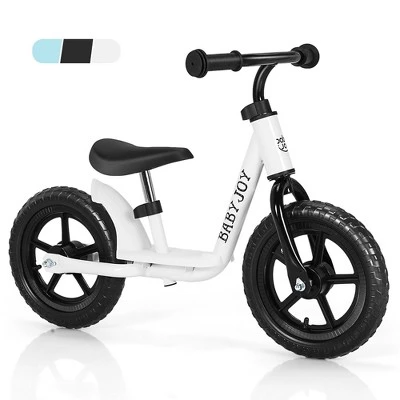 Costway Babyjoy 11'' Kids Balance Bike w/ Footrest No Pedal Toddler Training Bike WhiteBlueBlack 12 Costway Babyjoy 11'' Kids Balance Bike w/ Footrest No Pedal Toddler Training Bike WhiteBlueBlack - Image 12