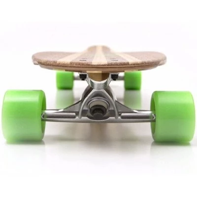 White Wave Longboards Drop Deck 40 Inch Bamboo Canadian Maple Longboard Skateboard with Hooligan Wheels, Aluminum Trucks, and ABEC 9 Bearings, Pintail 3 White Wave Longboards Drop Deck 40 Inch Bamboo Canadian Maple Longboard Skateboard with Hooligan Wheels, Aluminum Trucks, and ABEC 9 Bearings, Pintail - Image 3