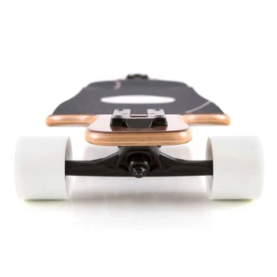 Black Longboards Drop Deck 38 Inch Exotic Wood Canadian Maple Longboard Skateboard with Hooligan Wheels, Aluminum Trucks, and ABEC 9 Bearings, Samurai 3 Black Longboards Drop Deck 38 Inch Exotic Wood Canadian Maple Longboard Skateboard with Hooligan Wheels, Aluminum Trucks, and ABEC 9 Bearings, Samurai - Image 3