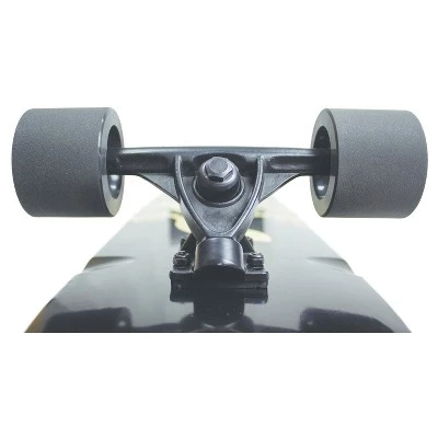 Quest Boards Quest Super Cruiser "Maple" 44" Longboard Skateboard - Black/White 3 Quest Boards Quest Super Cruiser "Maple" 44" Longboard Skateboard - Black/White - Image 3