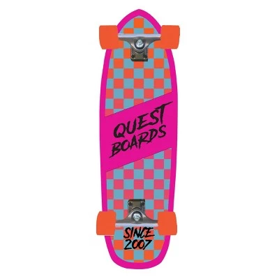 Quest Boards 36" Cruiser Skateboard - Pink 1 Quest Boards 36" Cruiser Skateboard - Pink