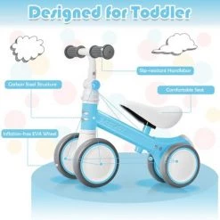 Costway Babyjoy Baby Balance 4-Wheel Bike Infant Walker No-Pedal Toddler Bicycle Toys -Riding Toys, Scooters & Hoverboards shop unnamed file 315