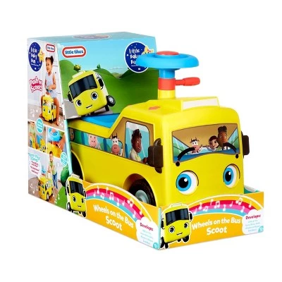Little Tikes Baby Bum Wheels on the Bus Scoot Pedal and Push Riding Toys 5 Little Tikes Baby Bum Wheels on the Bus Scoot Pedal and Push Riding Toys - Image 5