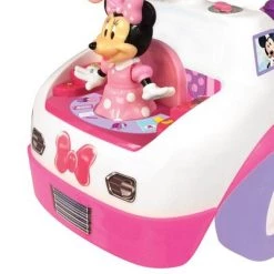 Kiddieland Minnie Mouse Dancing Activity Interactive Ride On Car with Sounds, Piano Tunes, and Lights for Ages 12-36 Months Old