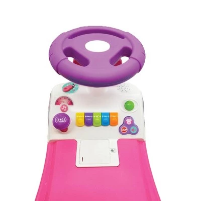 Kiddieland Minnie Mouse Dancing Activity Interactive Ride On Car with Sounds, Piano Tunes, and Lights for Ages 12-36 Months Old 3 Kiddieland Minnie Mouse Dancing Activity Interactive Ride On Car with Sounds, Piano Tunes, and Lights for Ages 12-36 Months Old - Image 3