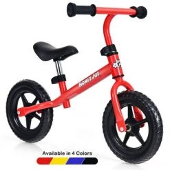 Costway HoneyJoy Kids Balance Bike No Pedal Training Bicycle w/Adjustable Handlebar & Seat YellowBlackBlueRed -Riding Toys, Scooters & Hoverboards shop unnamed file 332