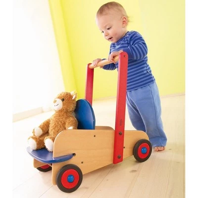 HABA Walker Wagon - First Push Toy with Seat & Storage 4 HABA Walker Wagon - First Push Toy with Seat & Storage - Image 4