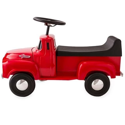 HearthSong Red Retro Ford Pickup Truck Foot-To-Floor Ride-On for kids 4 HearthSong Red Retro Ford Pickup Truck Foot-To-Floor Ride-On for kids - Image 4