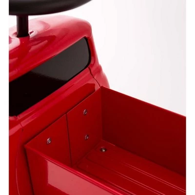 HearthSong Red Retro Ford Pickup Truck Foot-To-Floor Ride-On for kids 6 HearthSong Red Retro Ford Pickup Truck Foot-To-Floor Ride-On for kids - Image 6