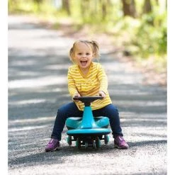 HearthSong One2Go Twist 'N Go Cart Ride-On with Steering Wheel, Holds up to 110 lbs.