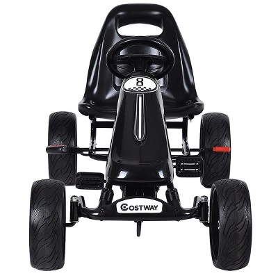 Costway Xmas Gift Go Kart Kids Ride On Car Pedal Powered Car 4 Wheel Racer Toy Stealth Outdoor 1 Costway Xmas Gift Go Kart Kids Ride On Car Pedal Powered Car 4 Wheel Racer Toy Stealth Outdoor