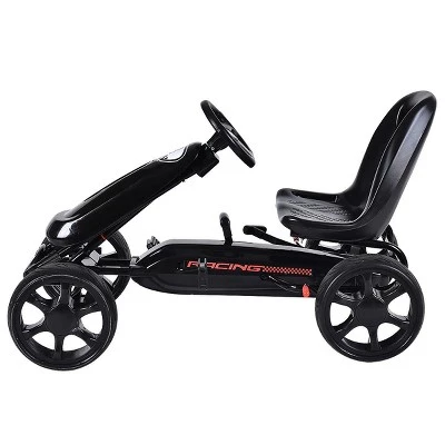 Costway Xmas Gift Go Kart Kids Ride On Car Pedal Powered Car 4 Wheel Racer Toy Stealth Outdoor 2 Costway Xmas Gift Go Kart Kids Ride On Car Pedal Powered Car 4 Wheel Racer Toy Stealth Outdoor - Image 2