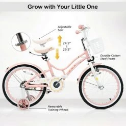 Costway 18'' Kids Bike Toddlers Adjustable Freestyle Bicycle w/ Training Wheels 12 Costway 18'' Kids Bike Toddlers Adjustable Freestyle Bicycle w/ Training Wheels -Riding Toys, Scooters & Hoverboards shop unnamed file 3741