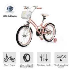 Costway 18'' Kids Bike Toddlers Adjustable Freestyle Bicycle w/ Training Wheels 15 Costway 18'' Kids Bike Toddlers Adjustable Freestyle Bicycle w/ Training Wheels -Riding Toys, Scooters & Hoverboards shop unnamed file 3744