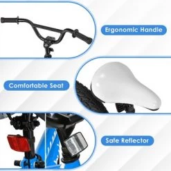 Costway Babyjoy 16'' Kids Bike Bicycle w/ Training Wheels for 5-8 Years Old Girls Boys -Riding Toys, Scooters & Hoverboards shop unnamed file 3750