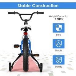 Costway Babyjoy 16'' Kids Bike Bicycle w/ Training Wheels for 5-8 Years Old Girls Boys -Riding Toys, Scooters & Hoverboards shop unnamed file 3751