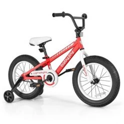 Costway Babyjoy 16'' Kids Bike Bicycle w/ Training Wheels for 5-8 Years Old Girls Boys -Riding Toys, Scooters & Hoverboards shop unnamed file 3757