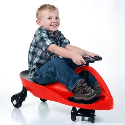 Toy Time Kids' Wiggle Car Ride-On Toy - 30" x 13.5" x 16", Red/Black 2 Toy Time Kids' Wiggle Car Ride-On Toy - 30" x 13.5" x 16", Red/Black - Image 2