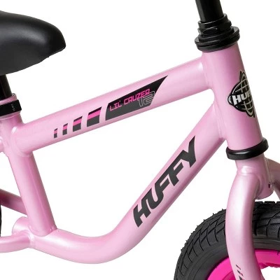 Huffy Lil Cruizer 12" Kids' Balance Bike - Pink 7 Huffy Lil Cruizer 12" Kids' Balance Bike - Pink - Image 7