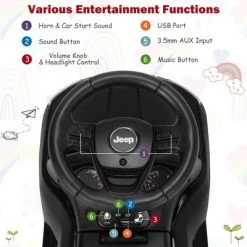Costway Licensed Jeep Ride on Car Foot to Floor Push Car w/ Under Seat Storage -Riding Toys, Scooters & Hoverboards shop unnamed file 3919