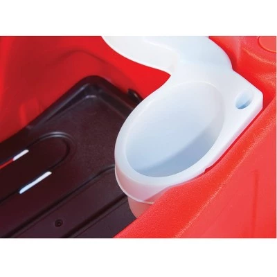 Little Tikes Reindeer Carriage Festive Holiday Ride-On - Red 3 Little Tikes Reindeer Carriage Festive Holiday Ride-On - Red - Image 3