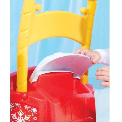 Little Tikes Reindeer Carriage Festive Holiday Ride-On - Red 4 Little Tikes Reindeer Carriage Festive Holiday Ride-On - Red - Image 4