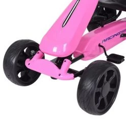 Costway Go Kart Kids Ride On Car Pedal Powered 4 Wheel Racer Stealth Outdoor Toy Pink -Riding Toys, Scooters & Hoverboards shop unnamed file 3957